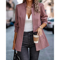Amazon  new arrival: minimalist chic casual wool blend cardigan blazer