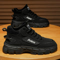 Men's shoes 2026 spring new arrivals: outdoor hiking, casual, martin boots, thick-soled, non-slip, height-increasing work boots