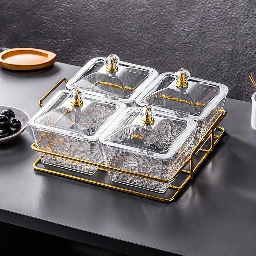 Nordic light luxury plastic beauty salon fruit snack plate snack tea snack sugar ktv dried fruit plate high appearance storage
