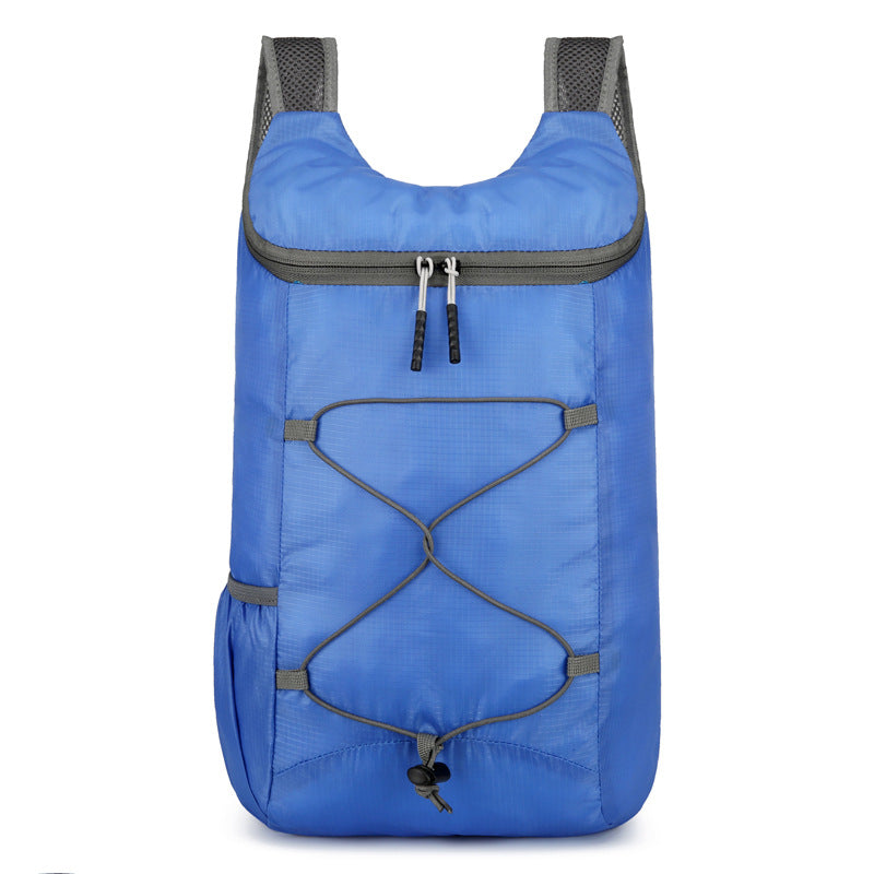 Cross-border fashion leisure travel backpack large capacity sports mountaineering outdoor skin bag portable foldable backpack