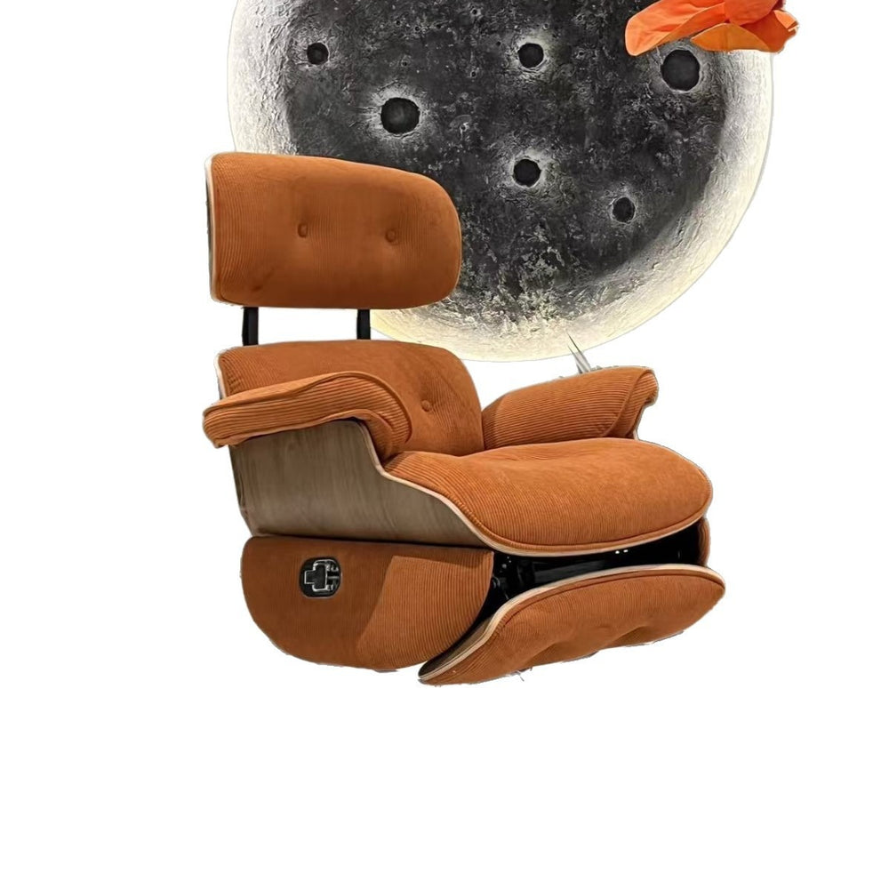 Smart electric recliner eames electric boss chair multifunctional designer rotatable single leather sofa chair