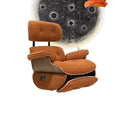 Smart electric recliner eames electric boss chair multifunctional designer rotatable single leather sofa chair