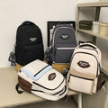 Backpack - minimalist & stylish korean design - perfect for middle & high school students, travel, couples, and college students. high capacity, wholesale, breathable, and lightweight