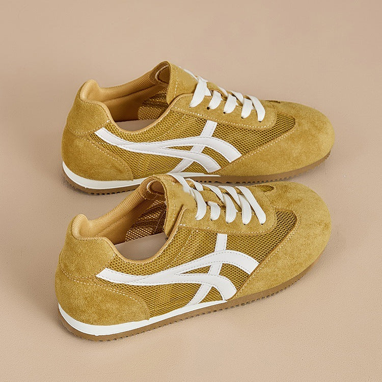 Best sellingretro mesh breathable german training shoes for women 2026autumnew arrival lightweight easiest for matchflatscasual sports sneakers