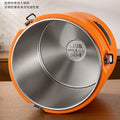 304 stainless steel insulated bucket - ideal for street vendors, outdoor camping, and commercial use (cafeterias, food trucks). keeps food hot or cold
