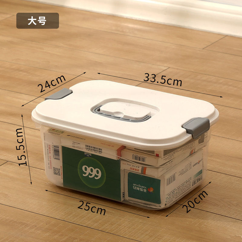 Household wardrobe storage box Clothes toys Books Transparent storage box Plastic snacks Car finishing box Storage box