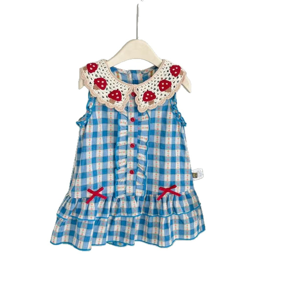 Korean style dress little girl baby princess dress girls summer dress cake dress sleeveless dress kids baby girl trendy