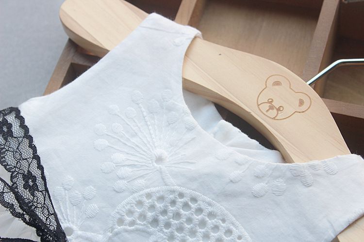 Summer new baby princess dress girls sleeveless vest dress infant lace tie-up dress - dropshipping available