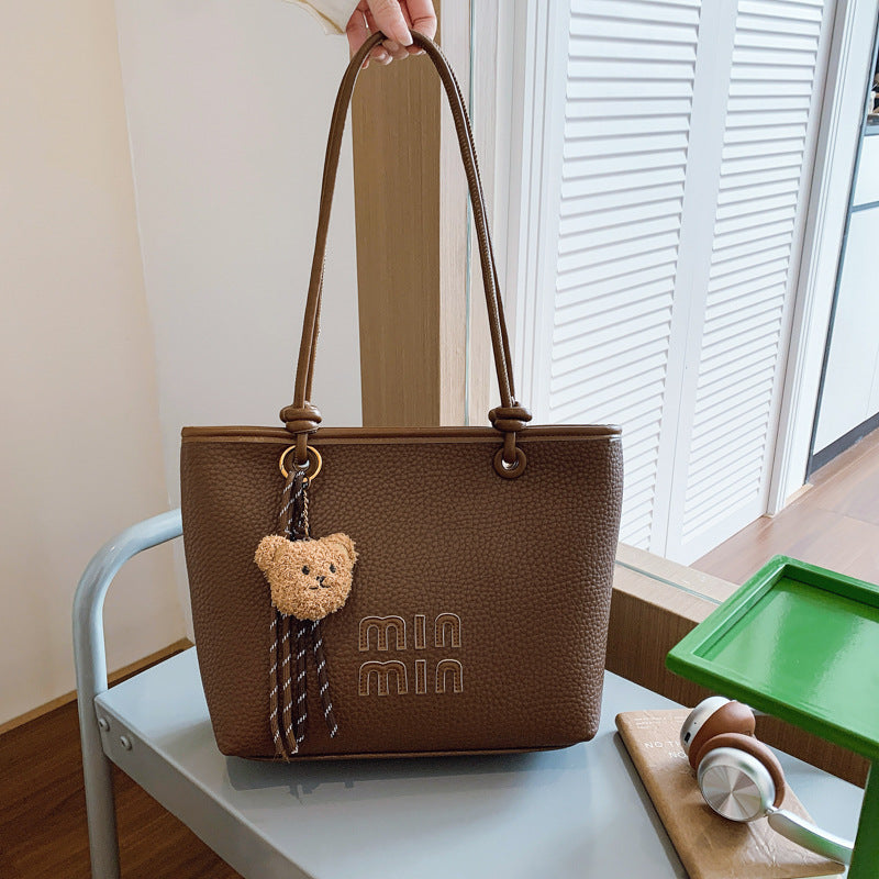 Cross-border tote vegetable basket bag women's 2025 new model about leisure seaside vacation messenger bag portable bucket bag