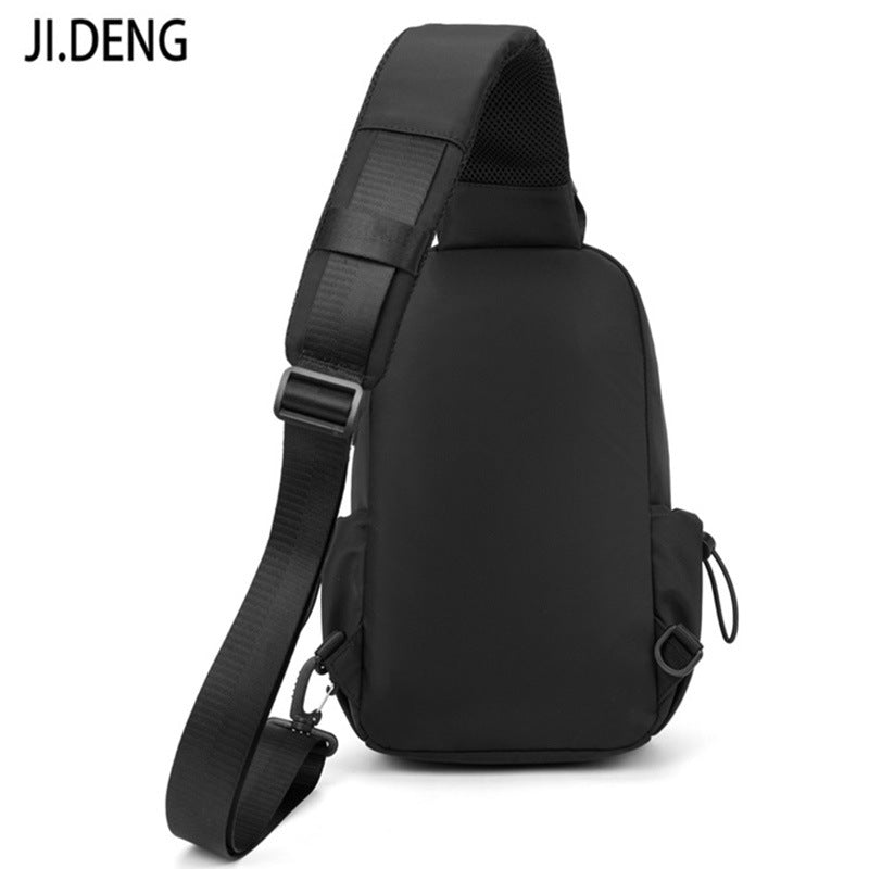 Expanded breast bag men's waterproof chest small bag Korean version casual men's bag women's shoulder trendy messenger bag cycling bag