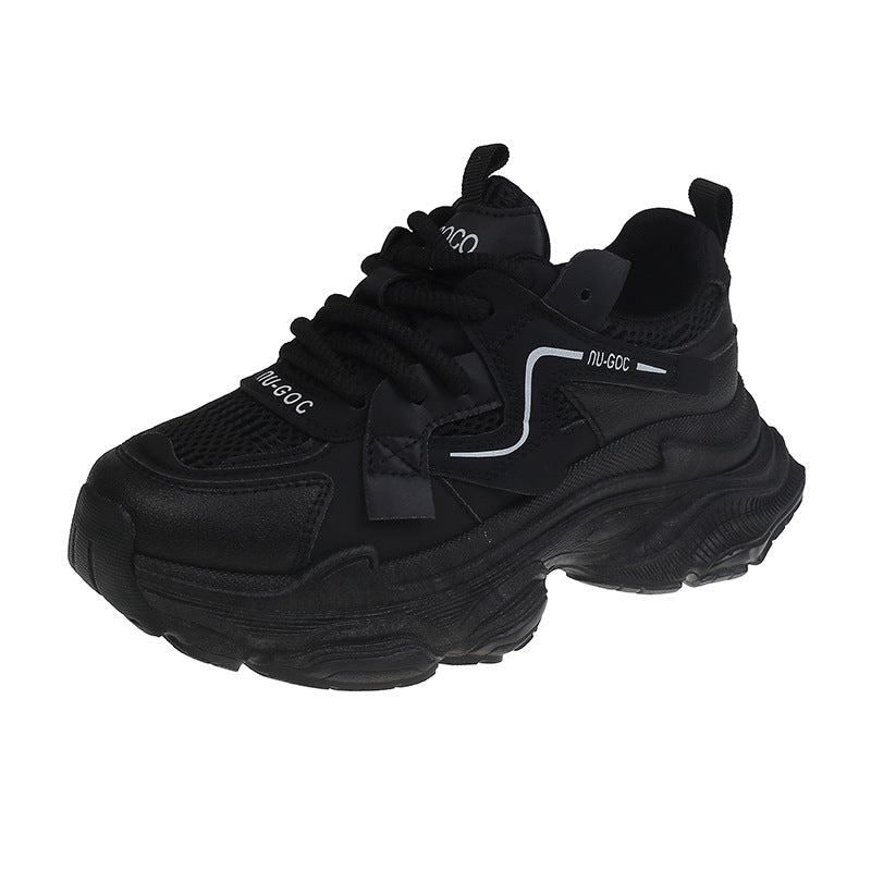 Thick sole dad shoes women's ins trend 2026 spring autumnew arrivalfashioneasiest for match mesh breathable sports casual shoes for women