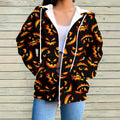 hot-selling plus-size women's zip-up hoodie, new casual long-sleeve hooded sweatshirt jacket, dropshipping available