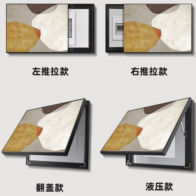 Living room decorative painting light luxury sofa background wall crystal porcelain painting dining room entrance painting meter box hanging painting bedroom bedside painting