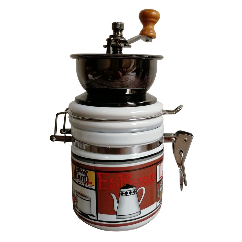 Hand grinder retro coffee grinder ceramic powder bin hand grinder coffee machine manual coffee bean grinding appliance