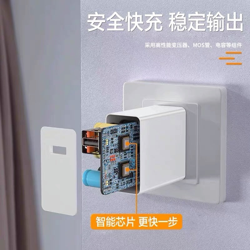 55w charger compatible with xiaomi 11, gan 11 pro/ultra phone, 67w adapter, k40
