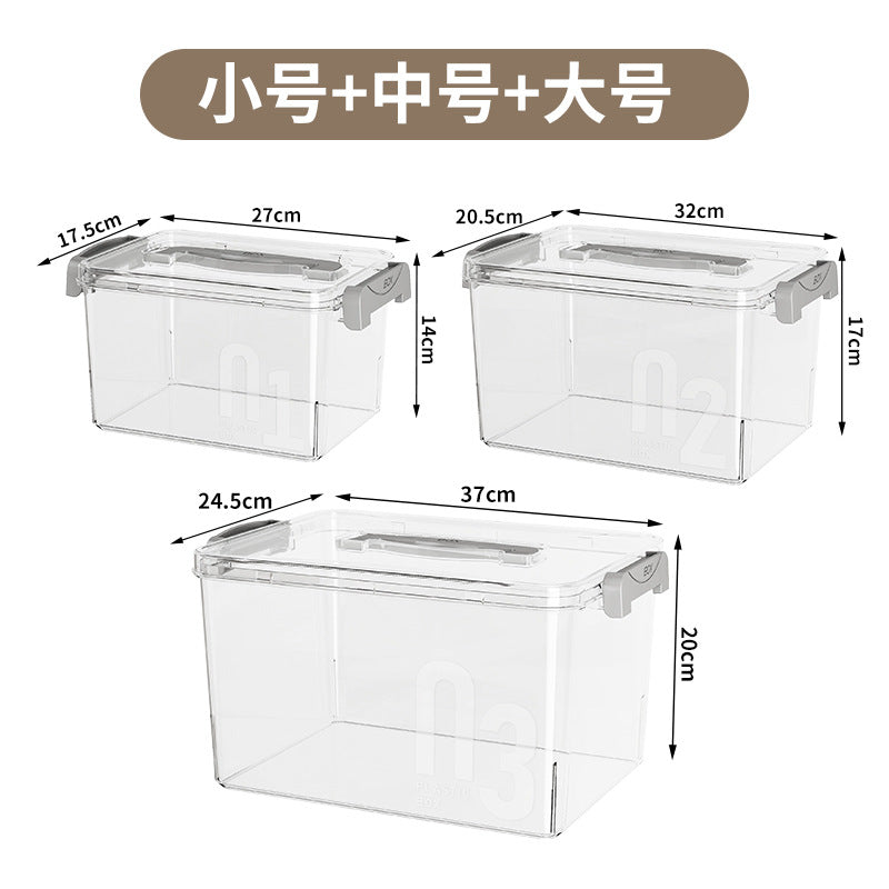 Household storage box Large cosmetics sundries storage box Thickened plastic bed bottom storage box Factory wholesale