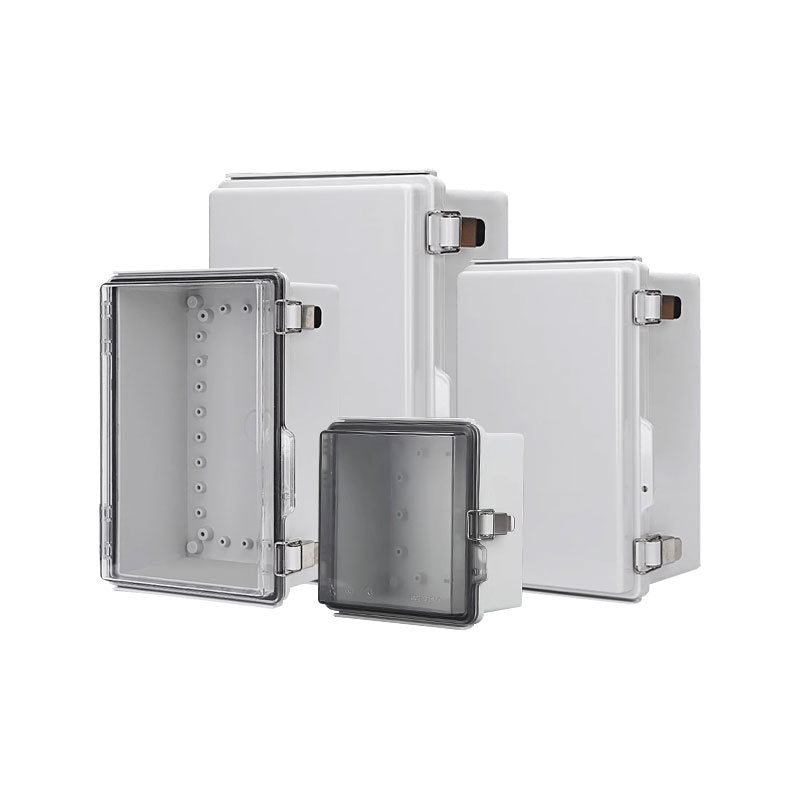 ABS plastic waterproof junction box BG stainless steel buckle waterproof box, outdoor sealed rainproof power distribution junction box