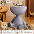 Bedside table popular small round table storage rack coffee table accessible luxury style sofa side table movable ins style bedside table