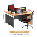 Saint li office desk and chair set - partitioned workstation for employees