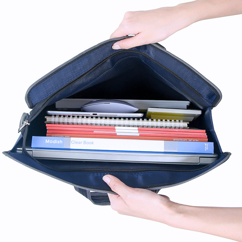File bag a4 portable storage bag office bag classic simple cloth document data storage bag business bag