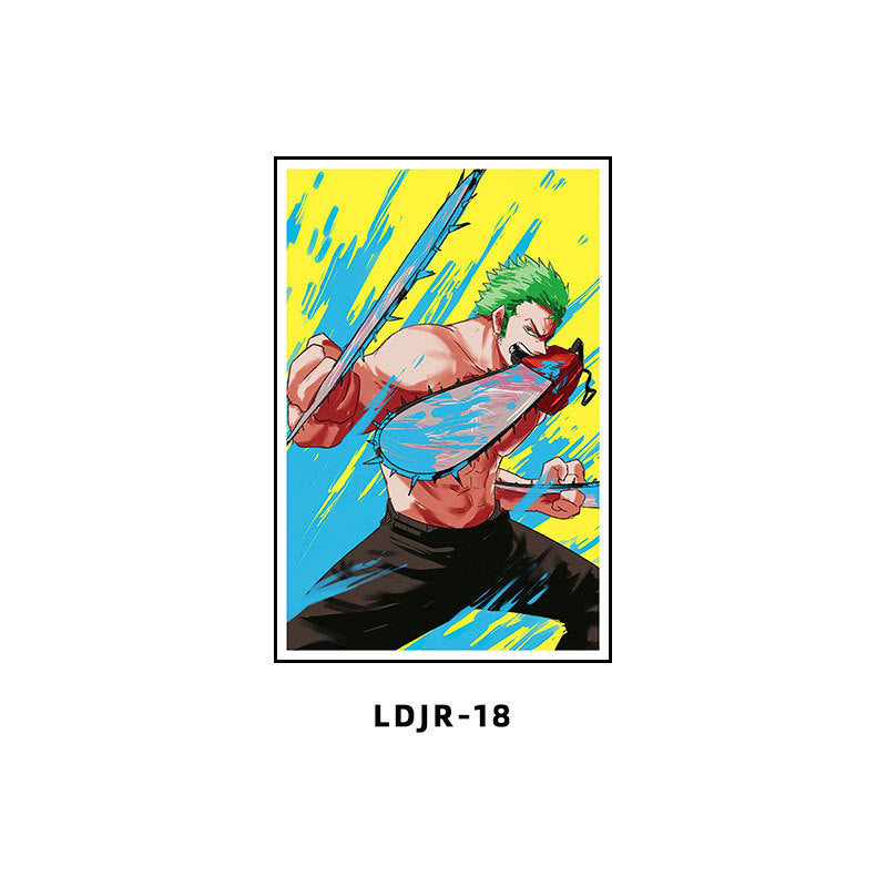 Chainsaw Man Decorative Painting Dianji Hayakawa Autumn Chainsaw Man Poster Hanging Painting E-sports Room Bedroom Anime Second Dimensional Mural