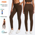 Eco-friendly fabric seamless yoga pants for women - high-waisted, butt-lifting, stretchy, running, tight-fitting, 7/8 length activewear for sports and fitness