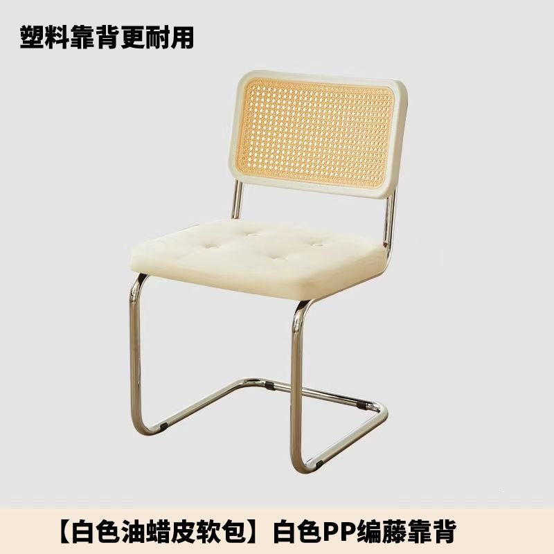 Imitation rattan soft-packed chair popular coffee shop hotel casual medieval chair casual scandinavianfor homedesigner dining chair
