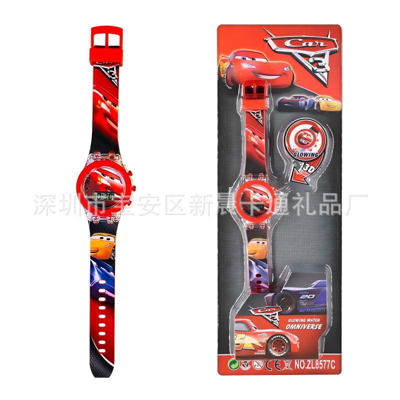 Wholesale children's luminous glow-in-the-dark cute cartoon electronic quartz watches - perfect for elementary school students and kindergarten toys