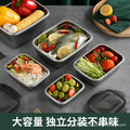 304 stainless steel food storage container - refrigerator & freezer safe, vacuum-sealed lunch box, food preservation container, rice box, and kimchi jar