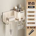 New punch-free hair dryer storage rack bathroom storage wire-wound hair dryer rack hair dryer bathroom storage rack