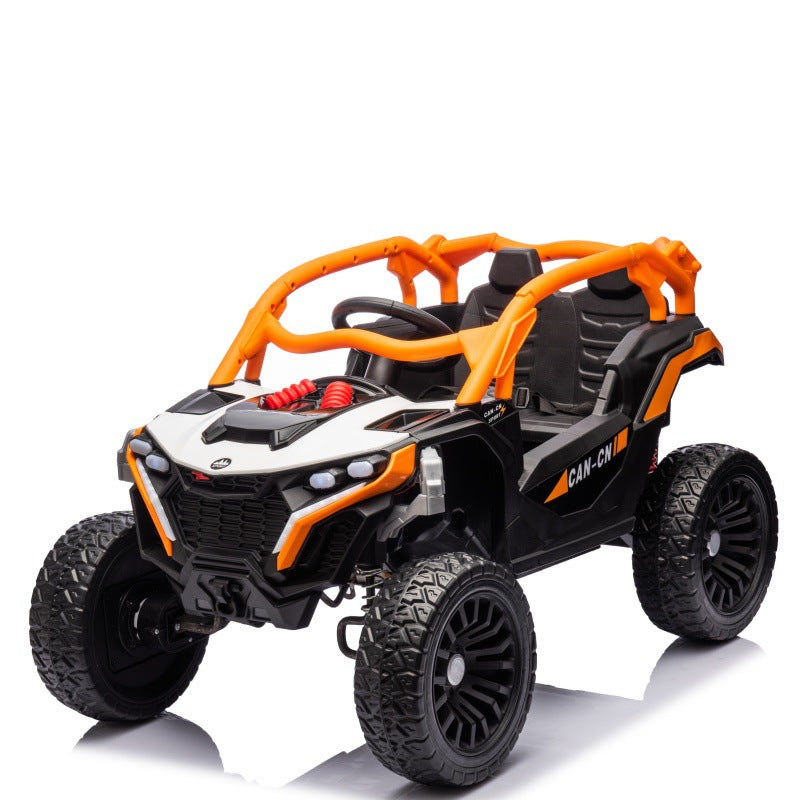 New  children's electric car four-wheeled car men and women children's toys music lights charging remote control off-road vehicle