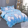 Korean style lace duvet cover, king size 220*240cm, princess duvet cover, student dorm single duvet cover, cartoon wedding bedding