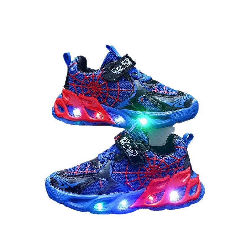 new light-up shoes for boys, toddler & kids - illuminated athletic sneakers, running shoes with lights