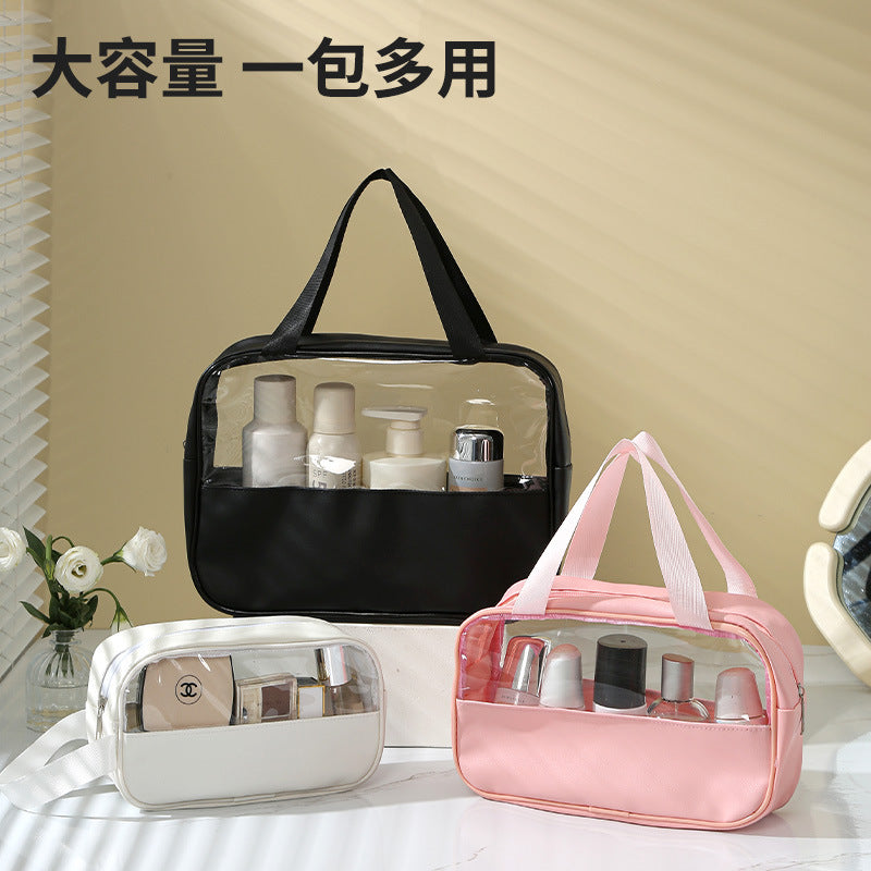 Yulang portable cosmetic bag three-piece set portable large-capacity travel bath storage bag waterproof swimming toilet bag