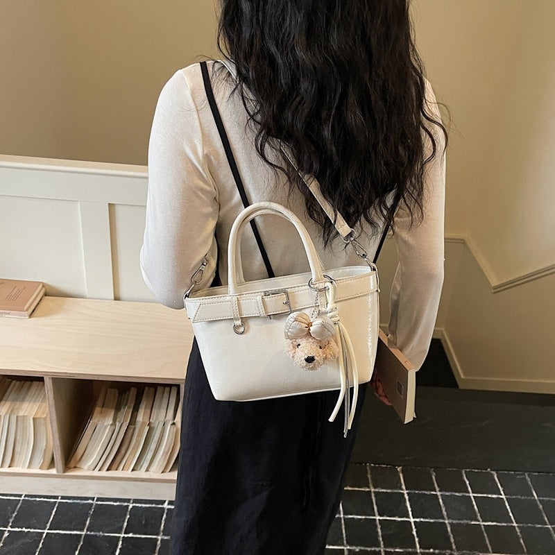 2026 spring new trendy women's bag dopamine minimalist tote bucket bag high-quality versatile large capacity crossbody bag