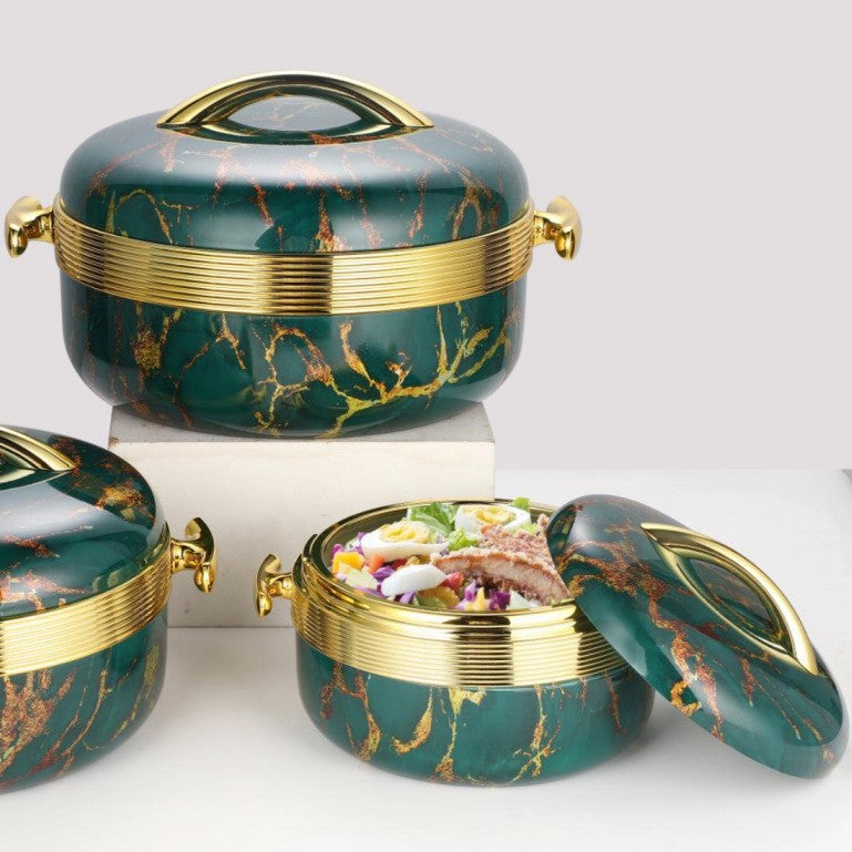 Insulated food container - classic design with colorful packaging - keeps food warm for approximately 6 hours