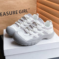 Ugly cute lightweight hiking women's casual 2026 spring and summer new arrivalthick soleeasiest for match round toe spring sports dad shoes for women