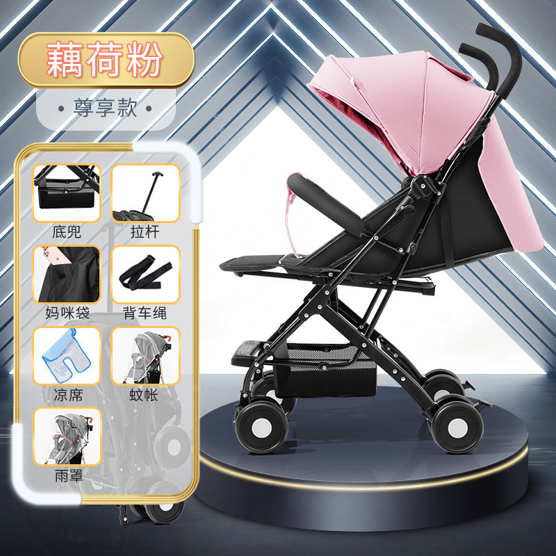Ultralight baby stroller - convertible, foldable, portable - perfect for outings with your little one!