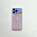 Suitable for iphone16 macaron contrasting color mesh cooling mobile phone case apple 17 thin and light large window protective case 15