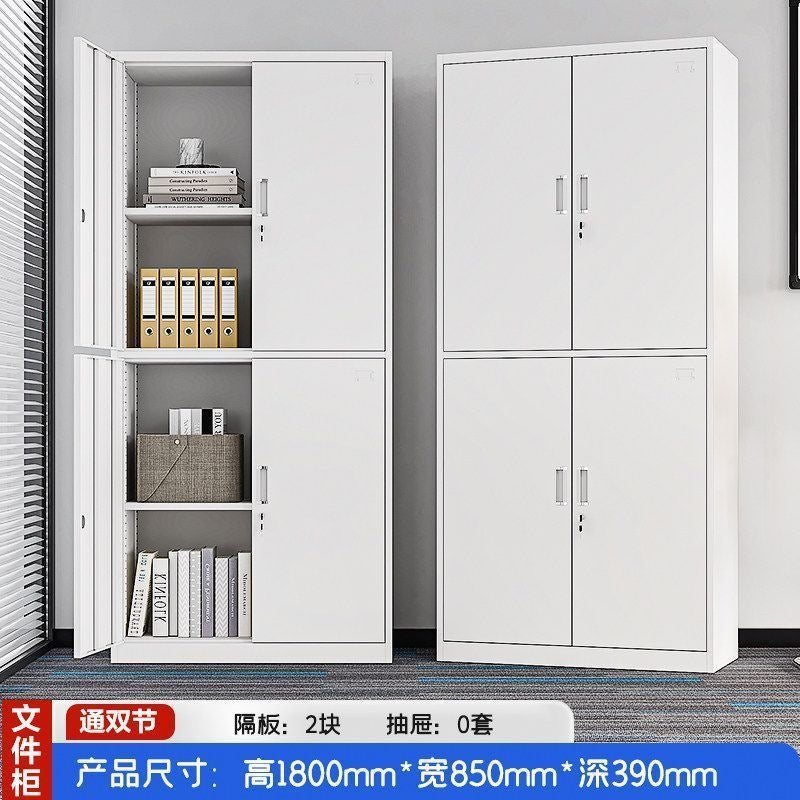 Heavy-duty steel office file cabinet - steel document cabinet for financial records, accounting files, and storage - low profile storage unit