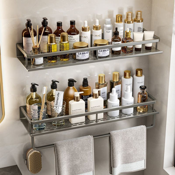 Toilet rack Wash table Towel rack Integrated non-punching bathroom wall hanging toilet toilet storage shelf