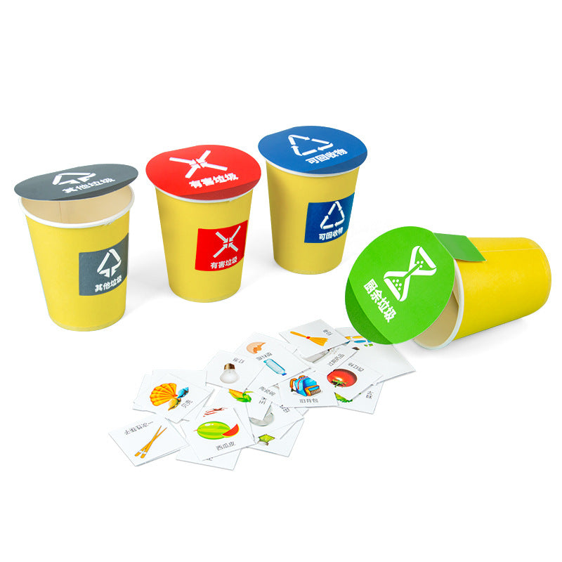 Science experiment DIY garbage sorting children's handmade primary school students kindergarten technology small production material package set