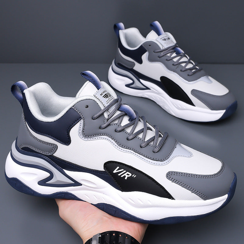 2026 spring men's shoes: new men's fashionable, versatile casual sneakers, trendy bestsellers, wear-resistant soft sole chunky sneakers