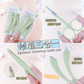 Keqi eyebrow trimming scissors suitsecurity macro oblique eyebrow trimming blade eyebrow scraper beauty tool manufacturer wholesale