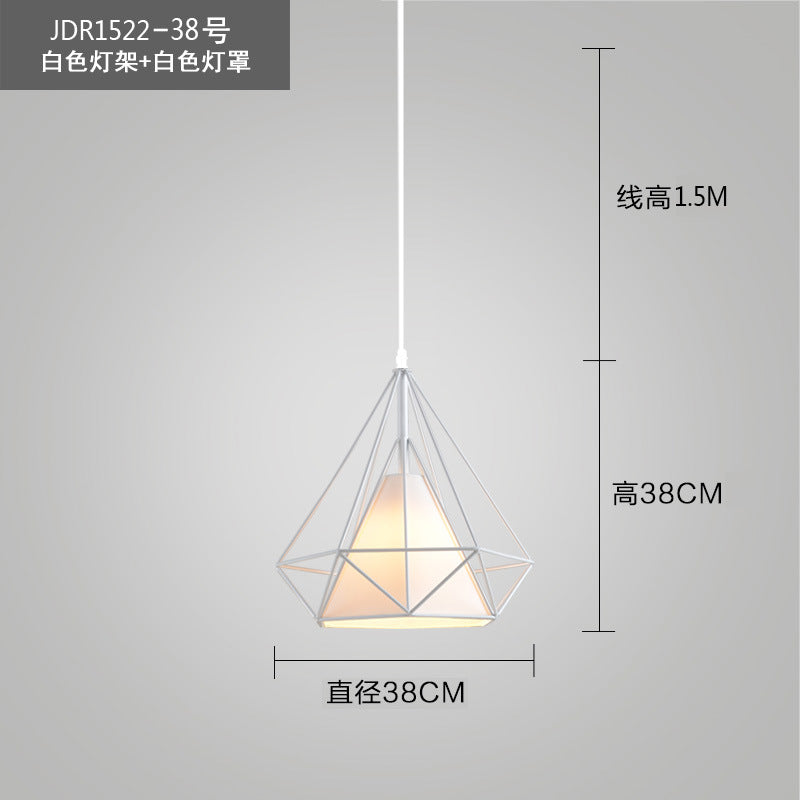 Modern simple Nordic restaurant chandelier, personalized creative dining table bar living room dining room catering shop commercial lighting