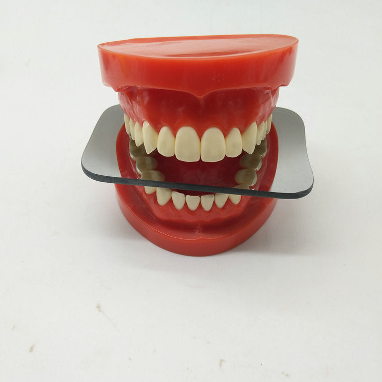 Glass dental reflector, double-sided single-sided background, jaw buccal lingual photographic plate, restoration of camera tools, oral cavity