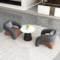 Business reception sofa set - ideal for hotels, offices, sales centers, and reception areas. includes sofa, table, and chairs for meetings and discussions