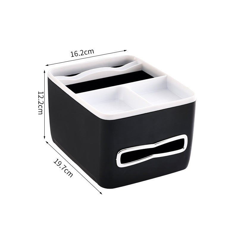 Car storage box Multifunctional car storage box Water cup rack Large capacity Portable tissue box in the car