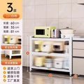 Kitchen floor-standing multi-layer storage rack storage cabinet multi-functional cabinet pot rack cupboard sandwich style sideboard