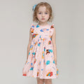 New girls' summer floral dress - kids' princess sundress - beach dress - summer cotton gauze cami dress -  collection